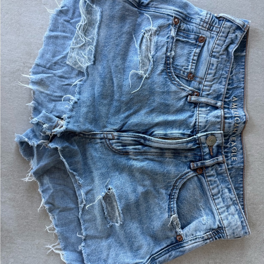 American Eagle Outfitters Women's Blue Denim Shorts